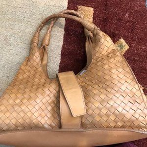 Bottega Veneta Carmel colored handbag -- as is